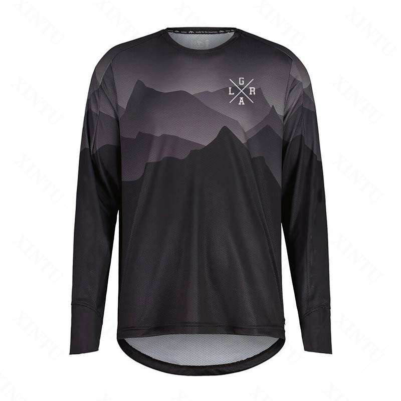 Mountain Biking Downhill - Camiseta Masculina de Ciclismo MTB BMX
