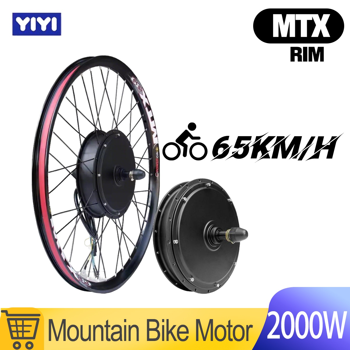 Mountain Biking Gear - Motor de Roda MTX 48V/52V 2000W