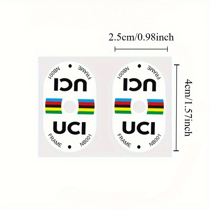 Mountain Biking Uci - Adesivos de Válvula de Bicicleta Certificados