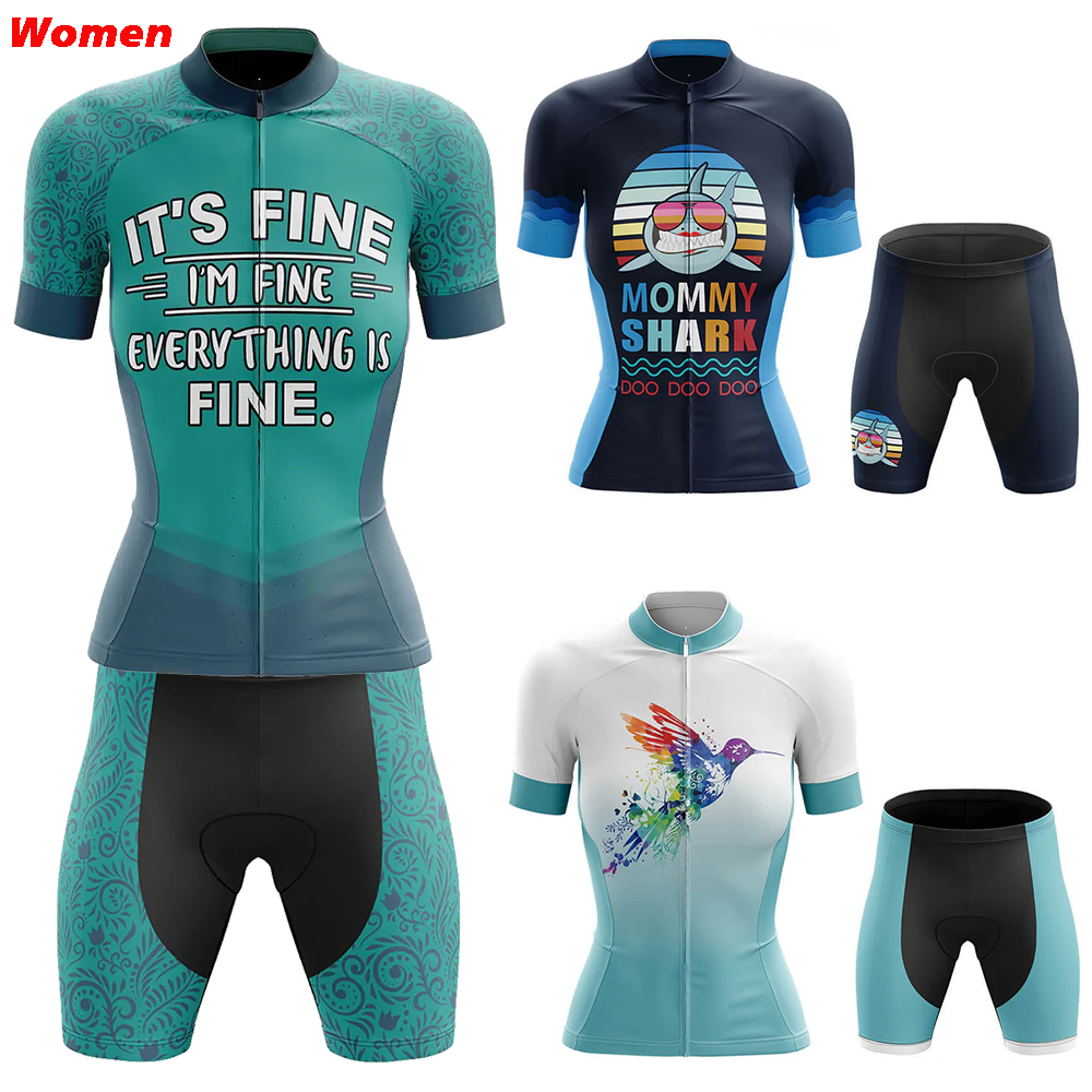 Mountain Biking Outfits Women - Eu sou fino poliéster roupas de