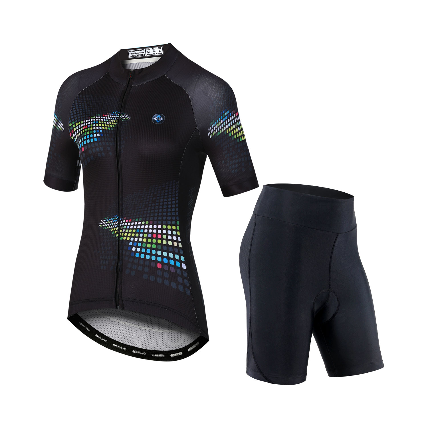 Mountain Biking Outfits Women - Conjunto feminino de manga curta para