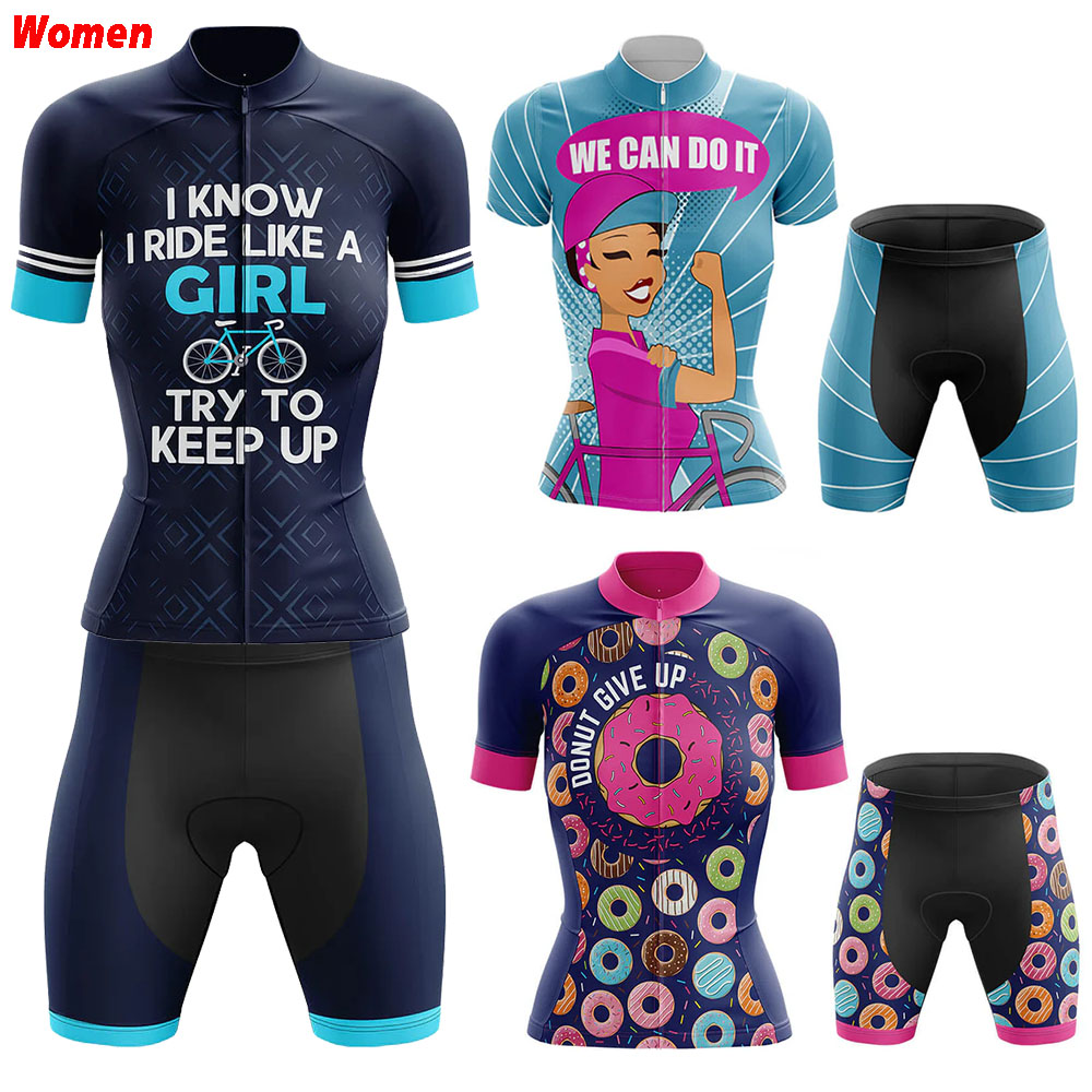Mountain Biking Outfits Women - Como uma menina poliéster roupas de