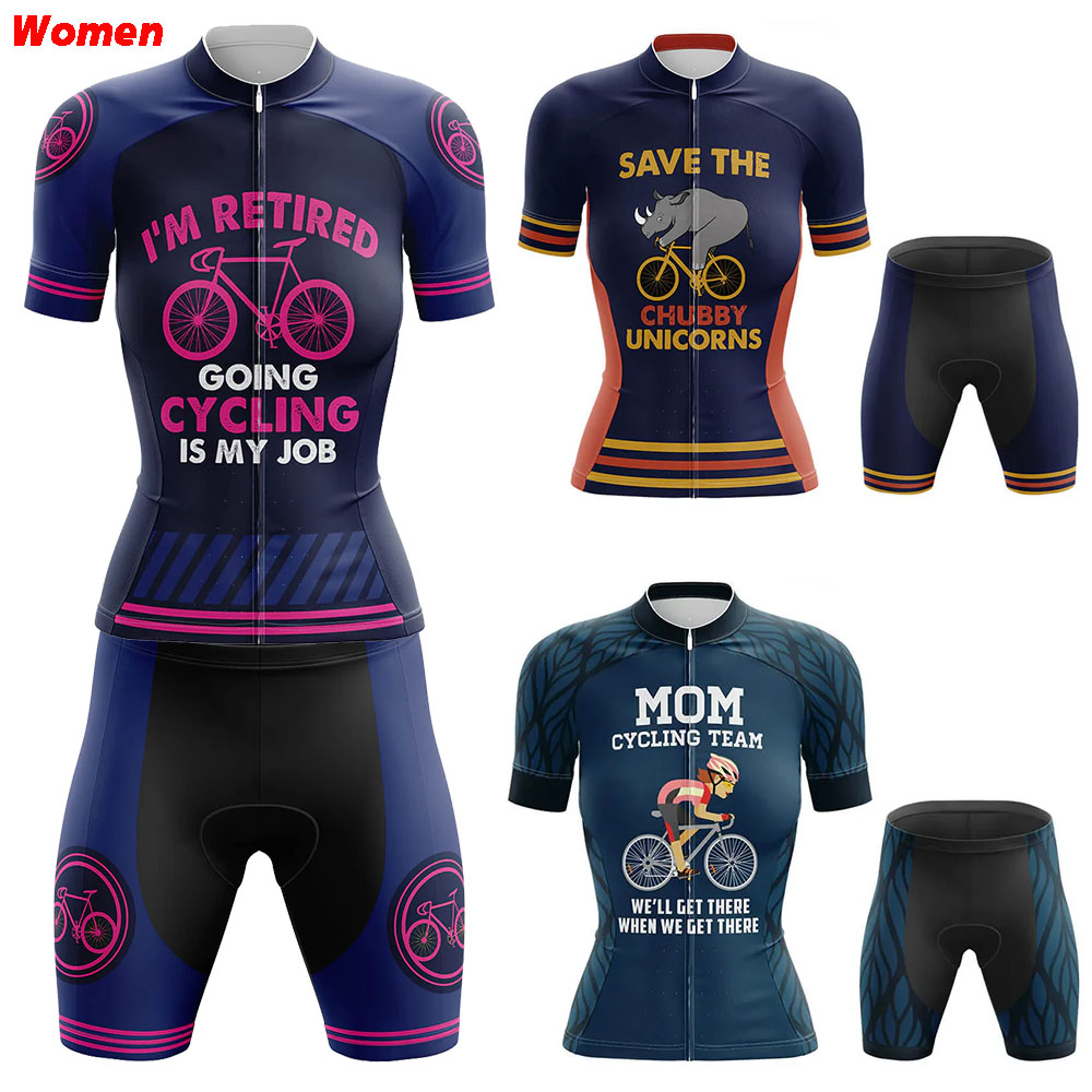 Mountain Biking Outfits Women - Ciclismo é meu trabalho poliéster roupas