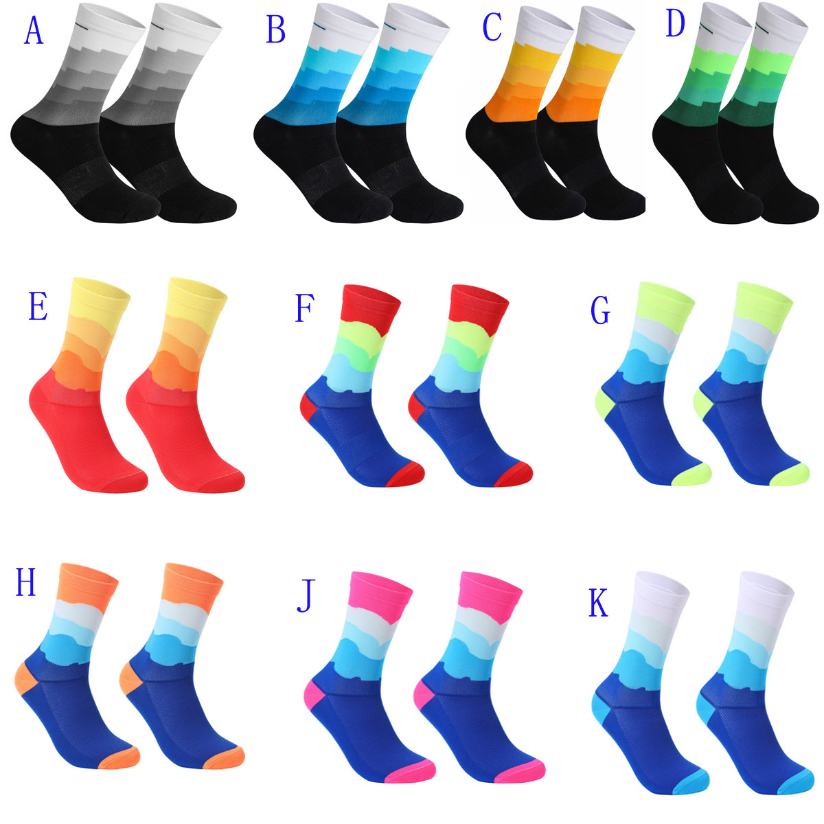Mountain Biking Socks - Novas meias esportivas unissex meias de