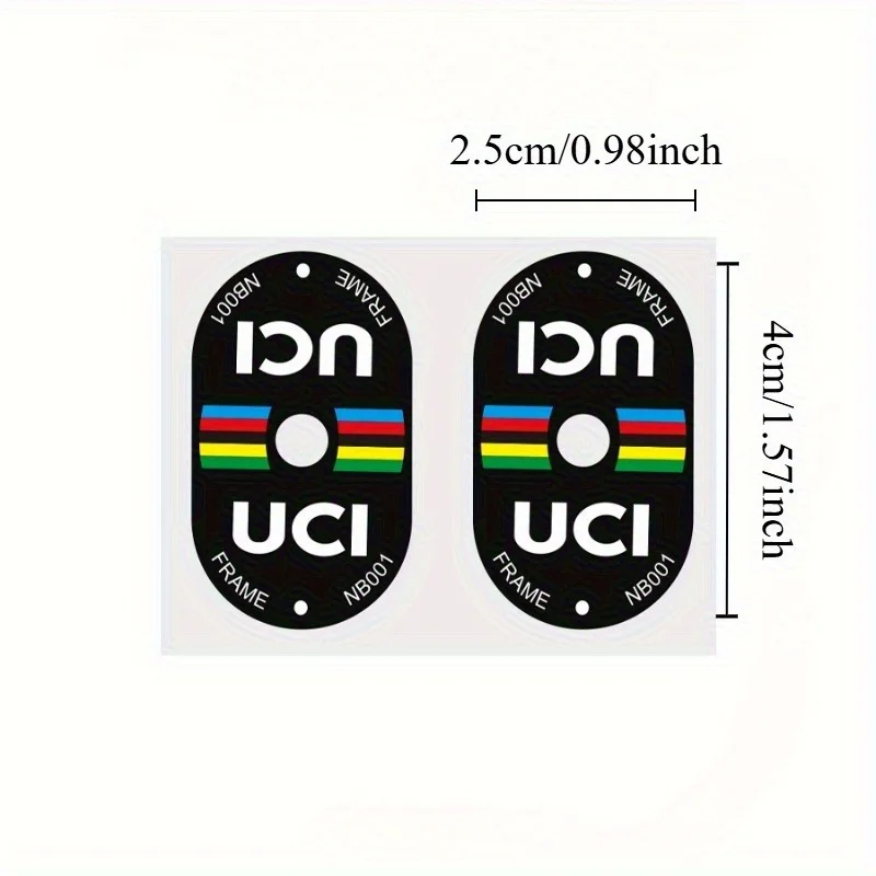Mountain Biking Uci - Adesivos de PVC à prova d'água