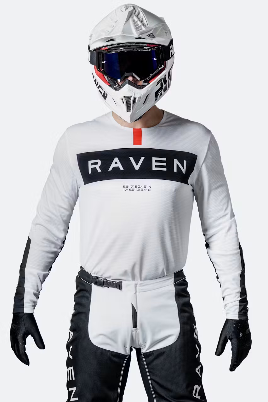 Mountain Biking Downhill - Camisa Masculina Raven Jersey DH para