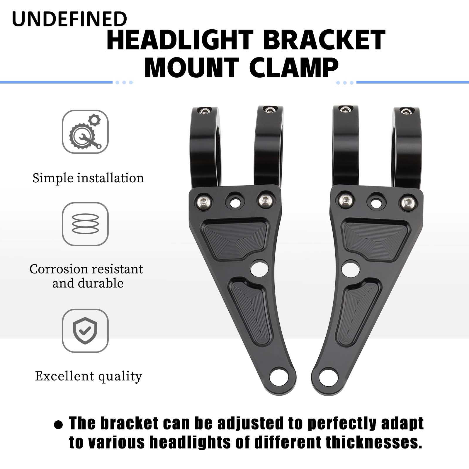 Universal Headlight Bracket Mo - Mountain Biking Derby avaliação e preço