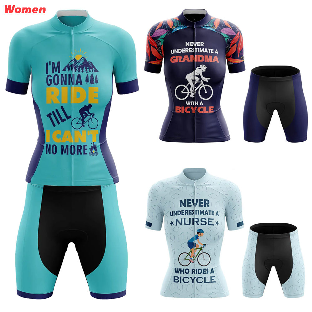 Nova avó poliéster roupas de c - Mountain Biking Outfits Women avaliação e preço
