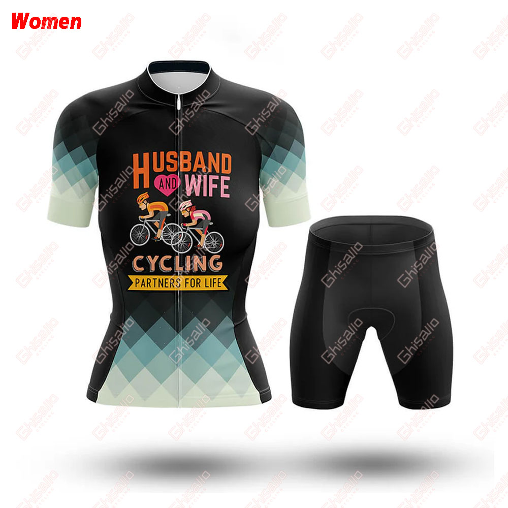 Marido e esposa poliéster cicl - Mountain Biking Outfits Women avaliação e preço
