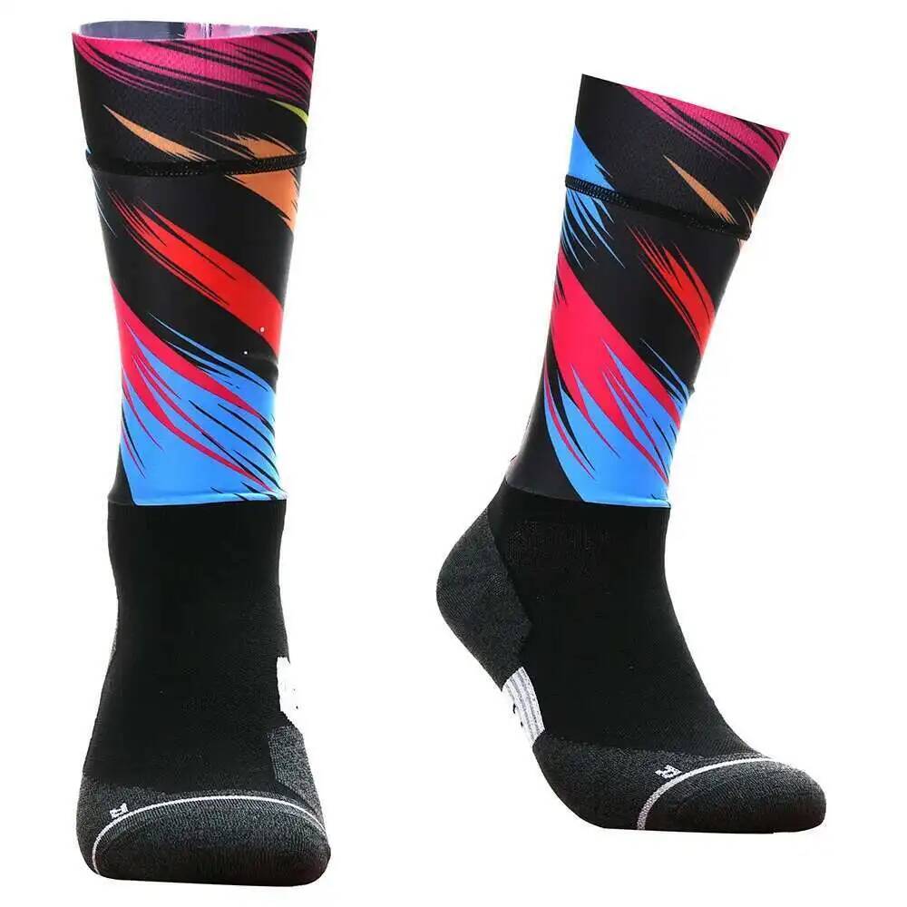 Meias de ciclismo geométricas  - Mountain Biking Socks avaliação e preço