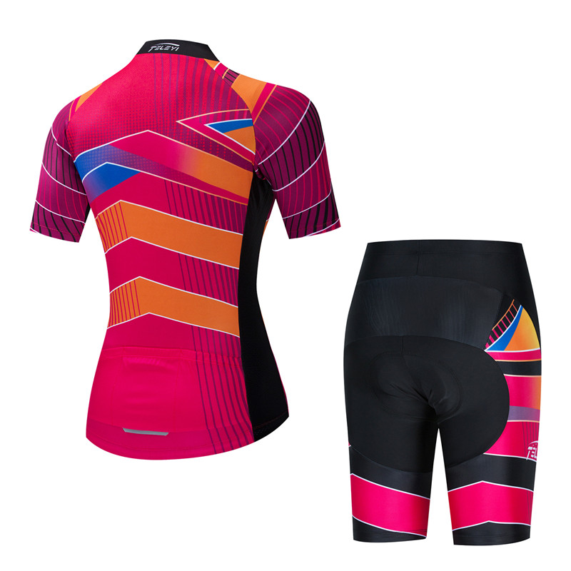 Roupas de ciclismo femininas t - Mountain Biking Outfits Women avaliação e preço