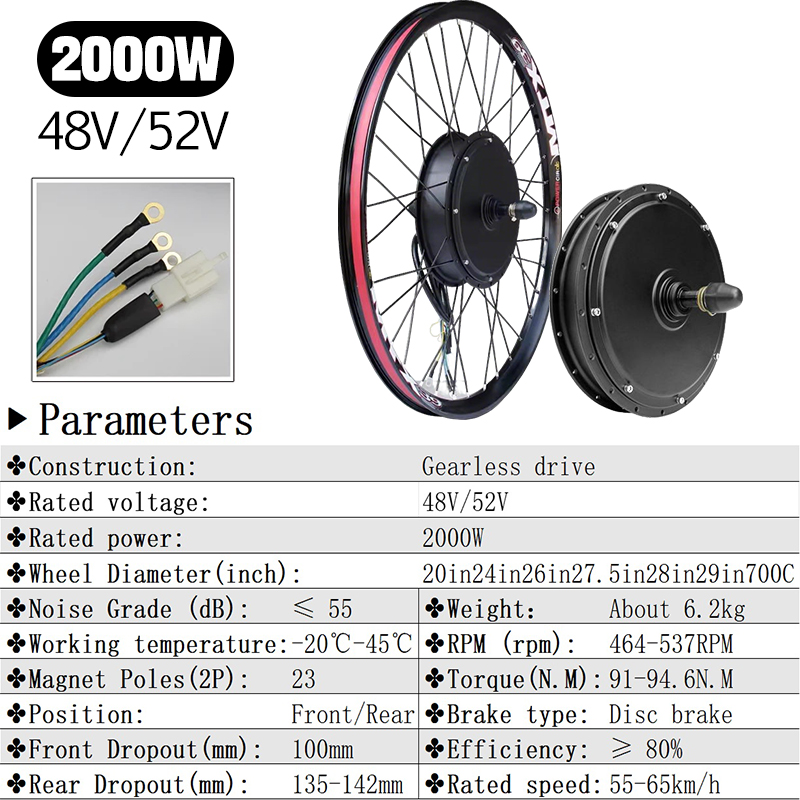 Mtx marca 48v52v 2000w bicicle - Mountain Biking Gear avaliação e preço