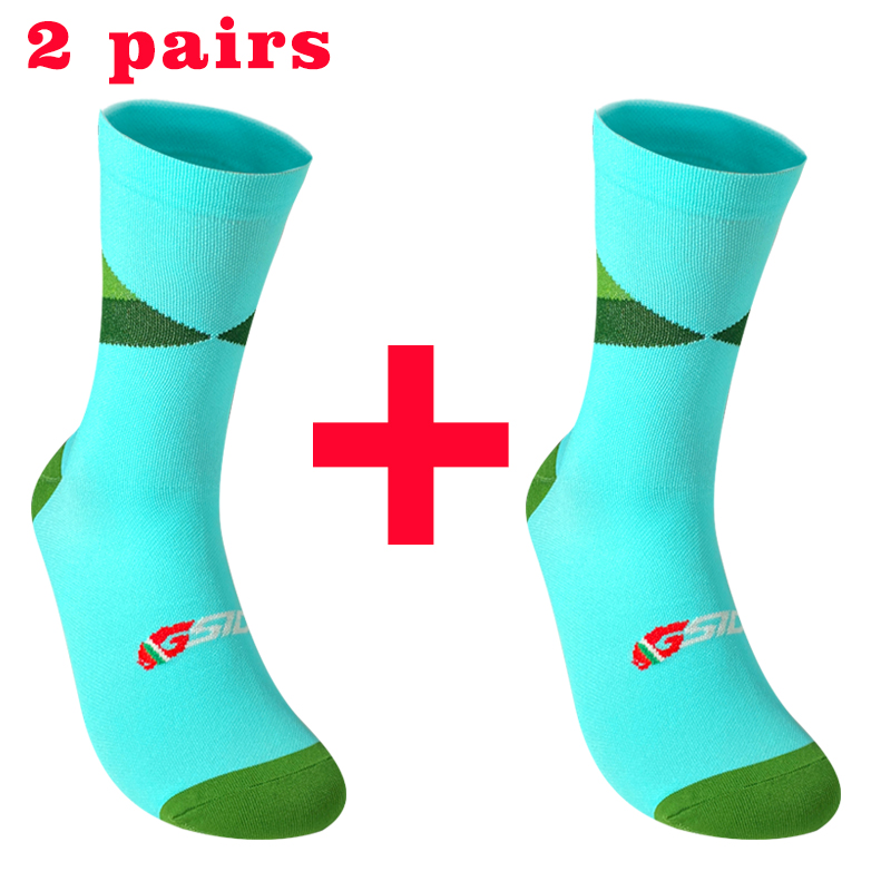 2 pares meias de ciclismo prof - Mountain Biking Socks avaliação e preço