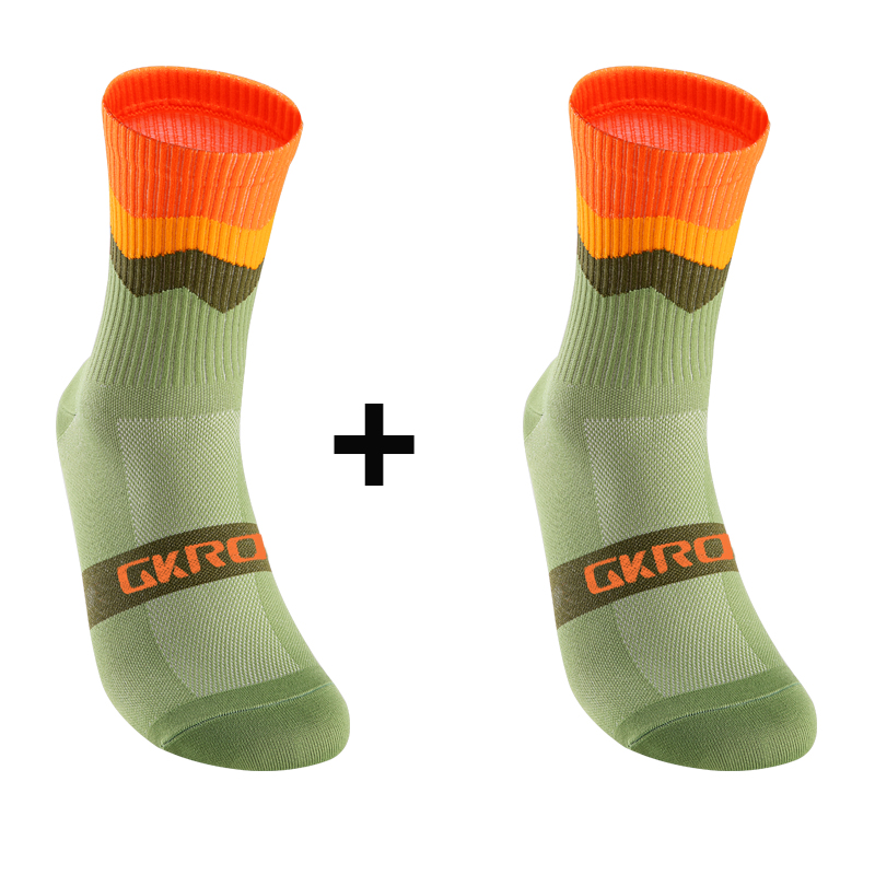 2 pares meias de ciclismo prof - Mountain Biking Socks avaliação e preço