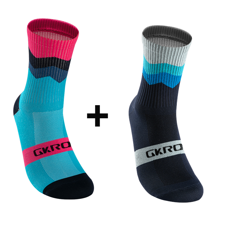 2 pares meias de ciclismo prof - Mountain Biking Socks avaliação e preço