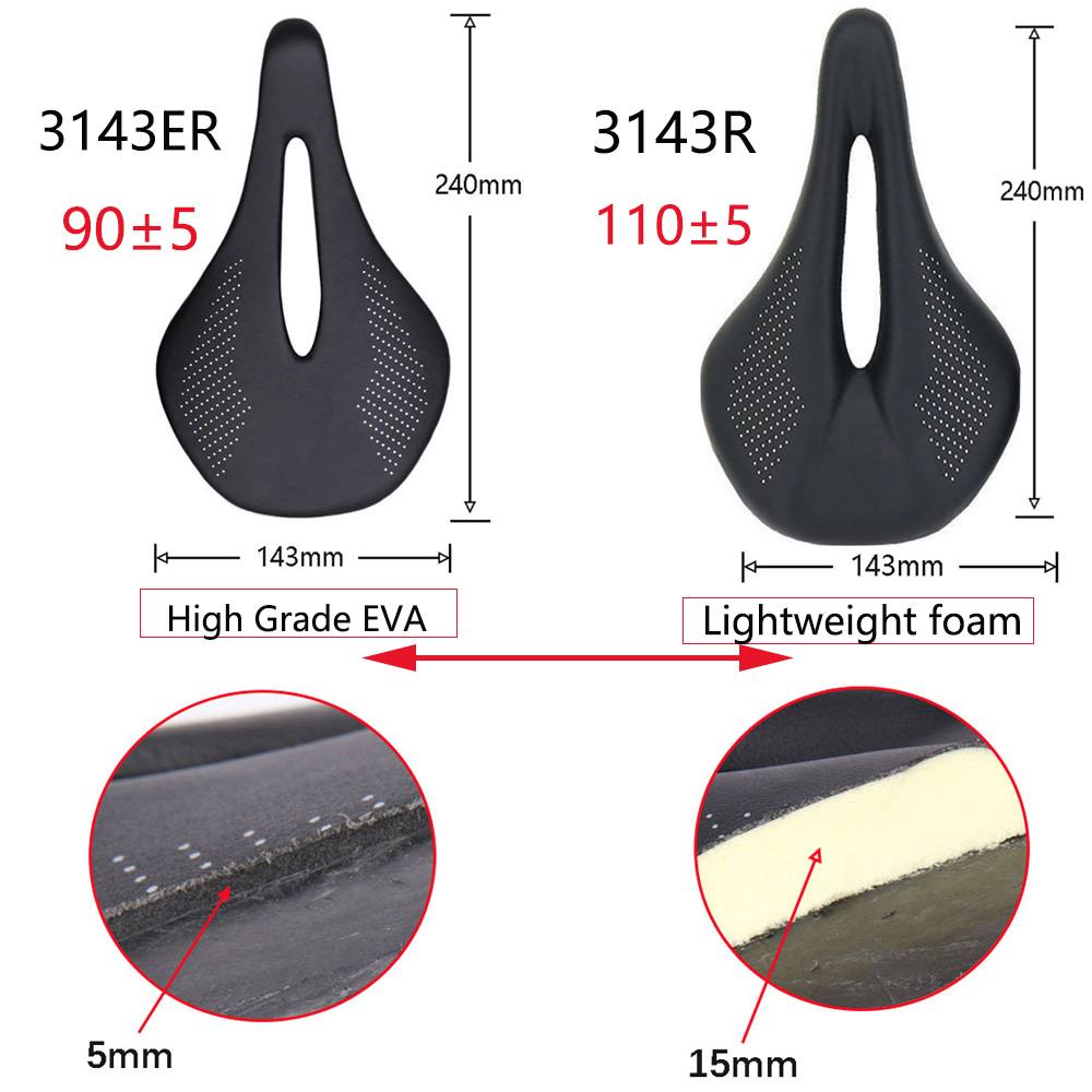 Novo Selim de Bicicleta em EVA - Mtb Saddle Lightweight avaliação e preço