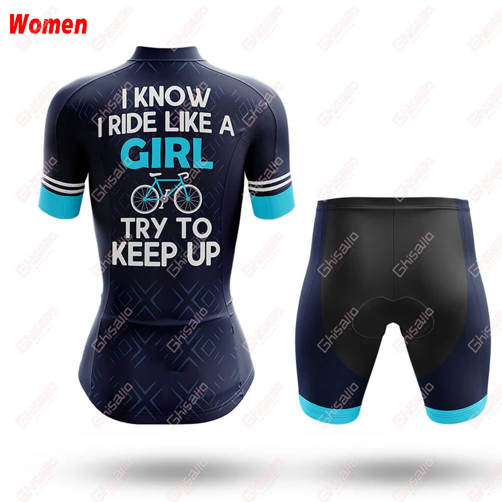 Como uma menina poliéster roup - Mountain Biking Outfits Women avaliação e preço