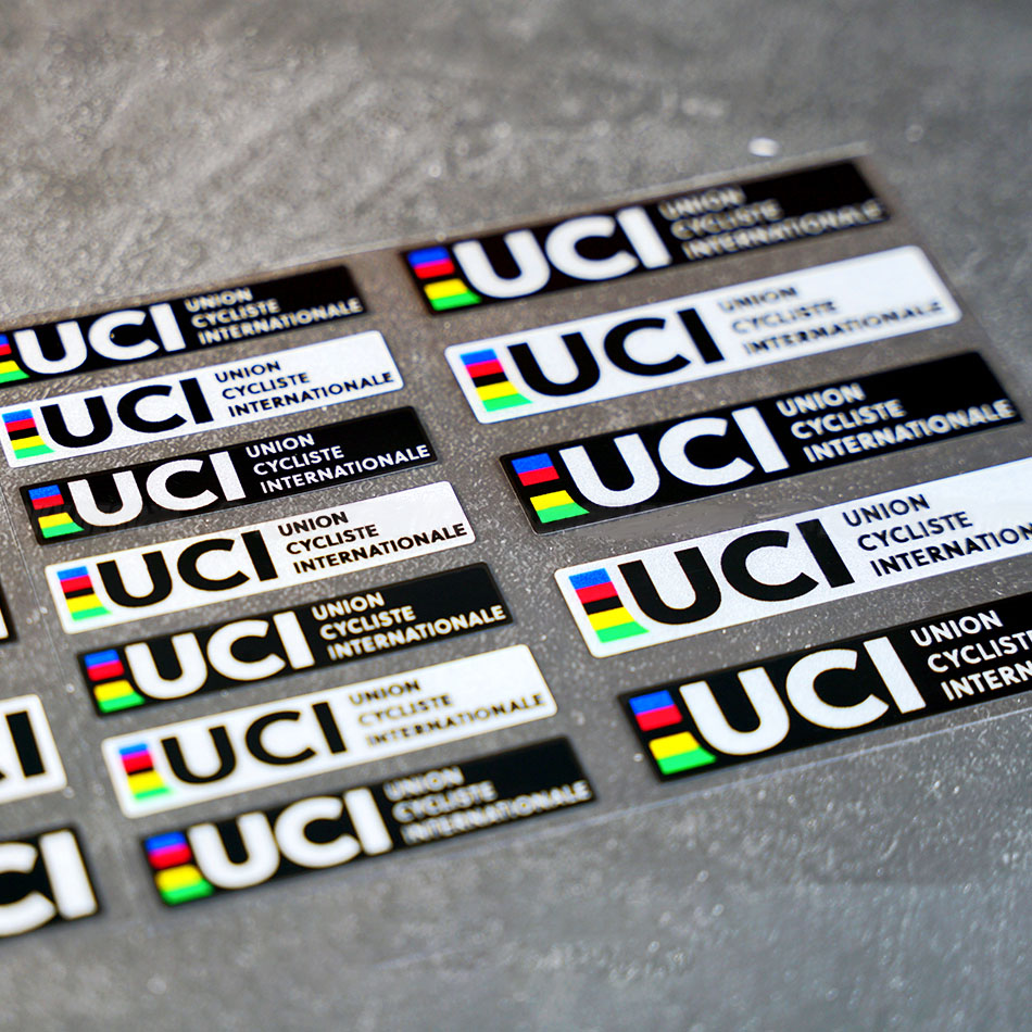 1 conjunto de adesivos de vini - Mountain Biking Uci avaliação e preço