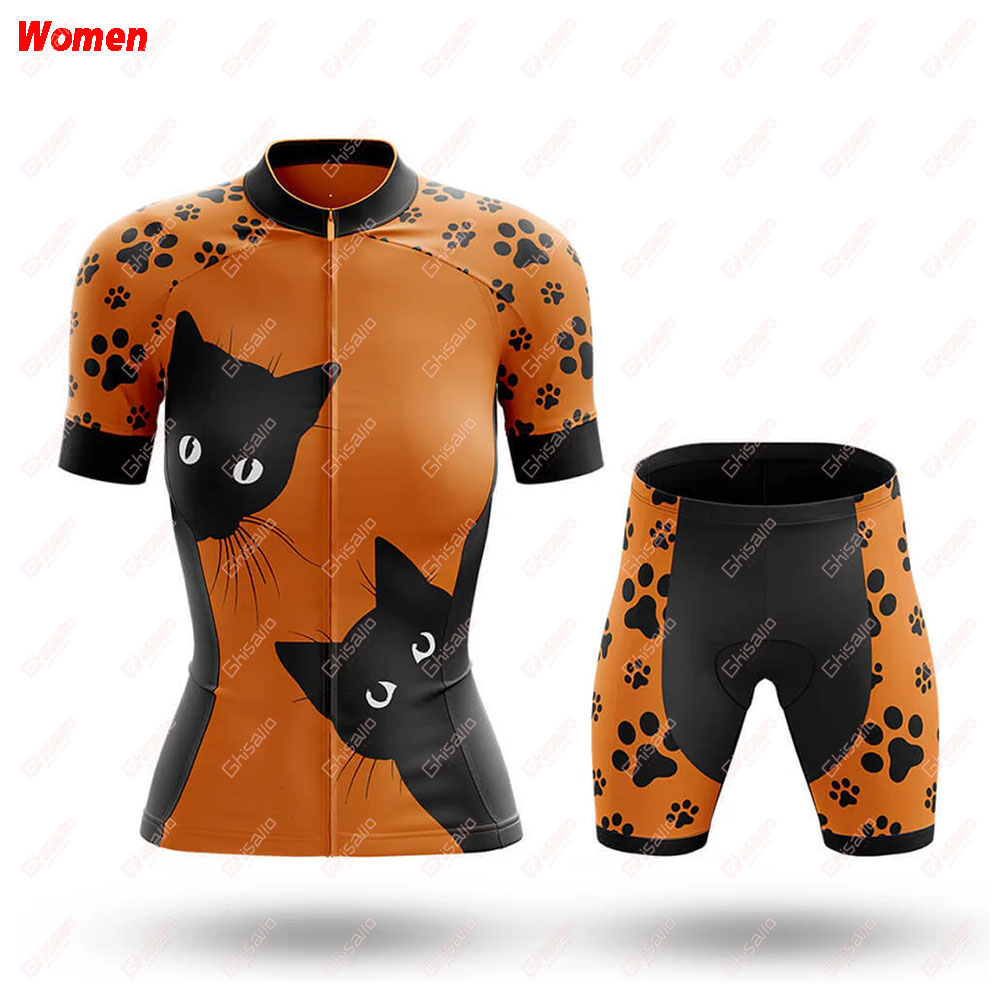 Peek A Boo Cat Poliéster Roupa - Mountain Biking Outfits Women avaliação e preço