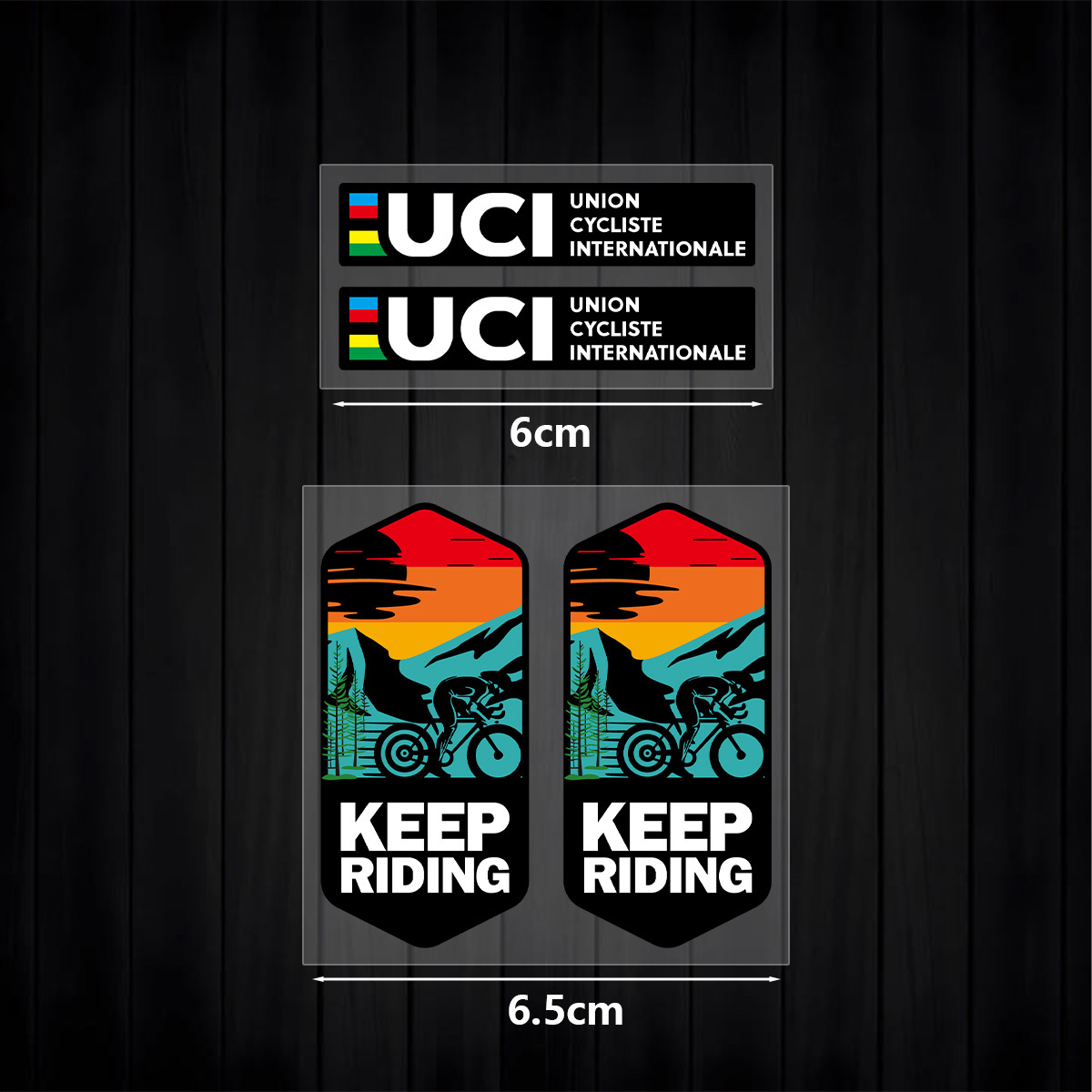 Conjunto de Adesivos UCI Keep  - Mountain Biking Uci avaliação e preço