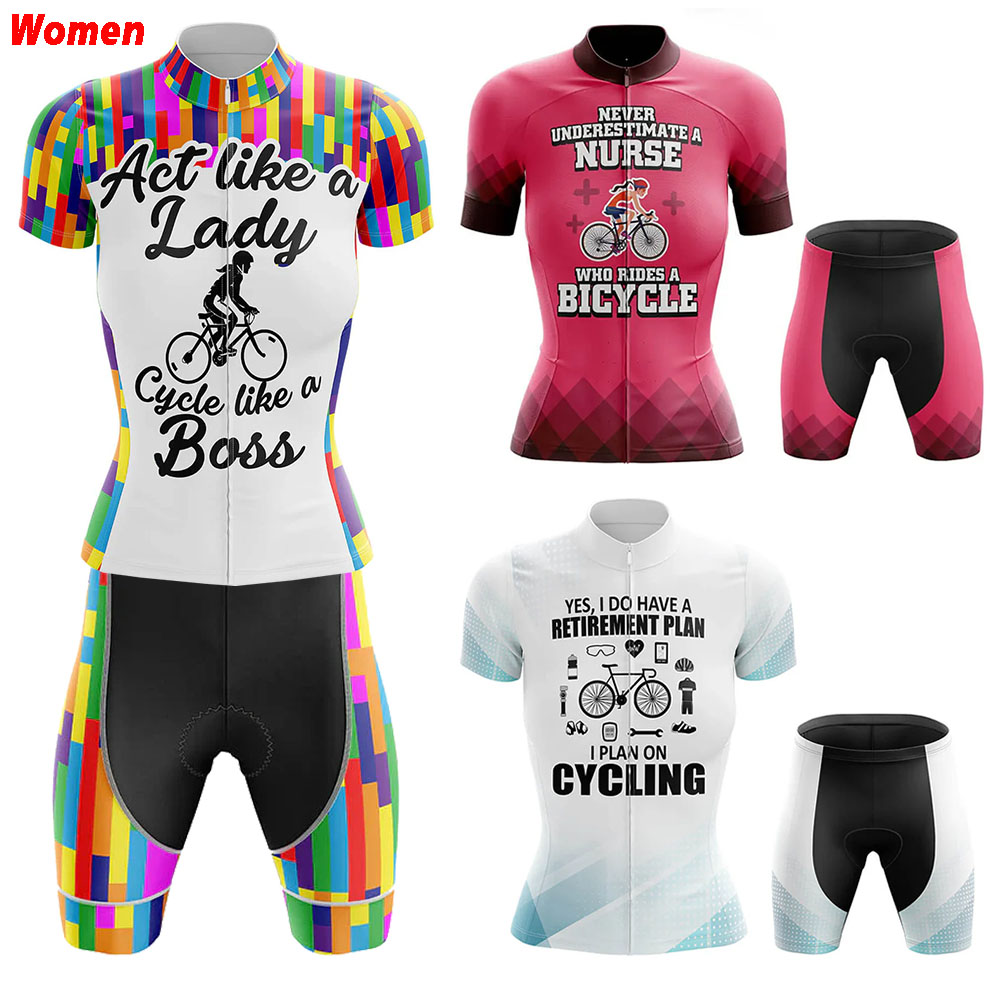Ciclismo enfermeira poliéster  - Mountain Biking Outfits Women avaliação e preço